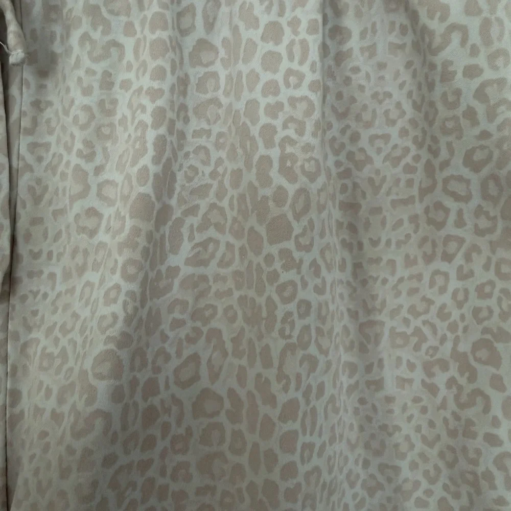 Rae Dunn Pink ‘BLESSED’ Leopard Print Pajama Shorts - Picture 5 of 8